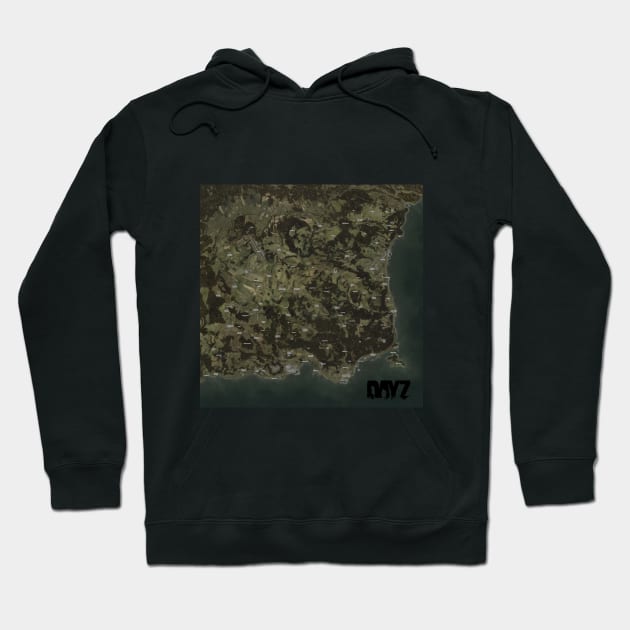 Day Z Map Hoodie by Pliax Lab